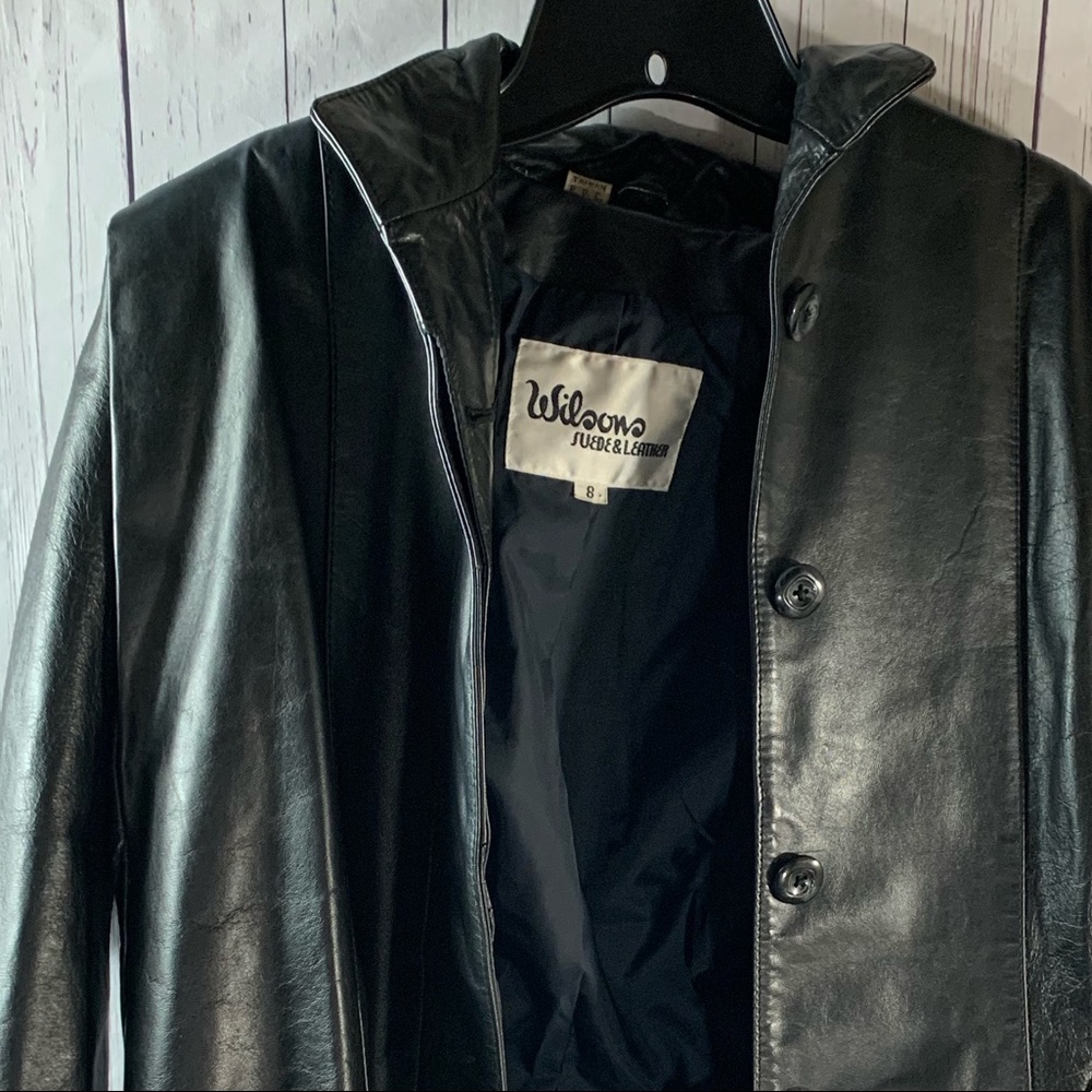Woman’s Wilson suede and leather size 8 jacket